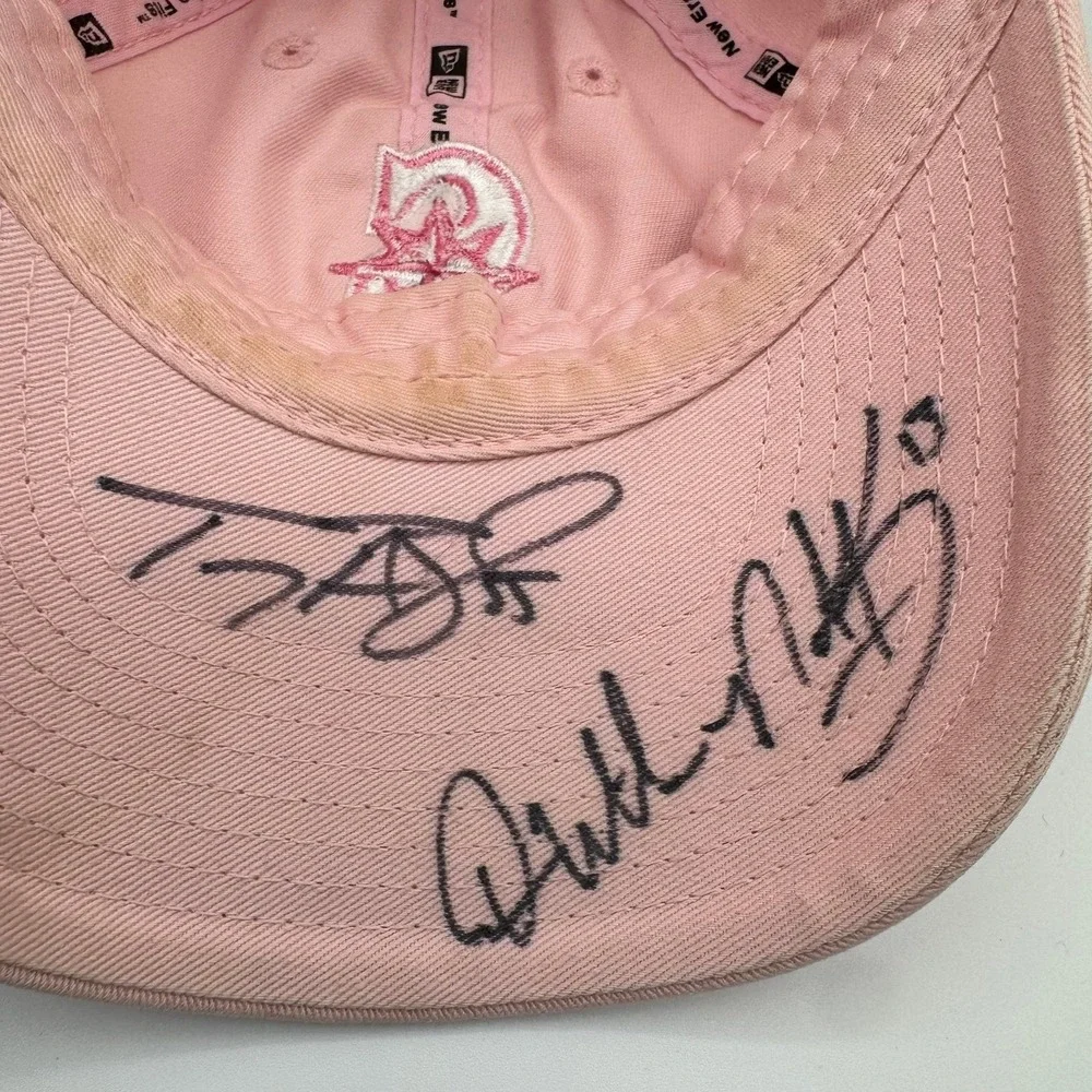 New Era Seattle Mariners Youth Hat Cap Pink‎ MLB Baseball Adjustable Signed